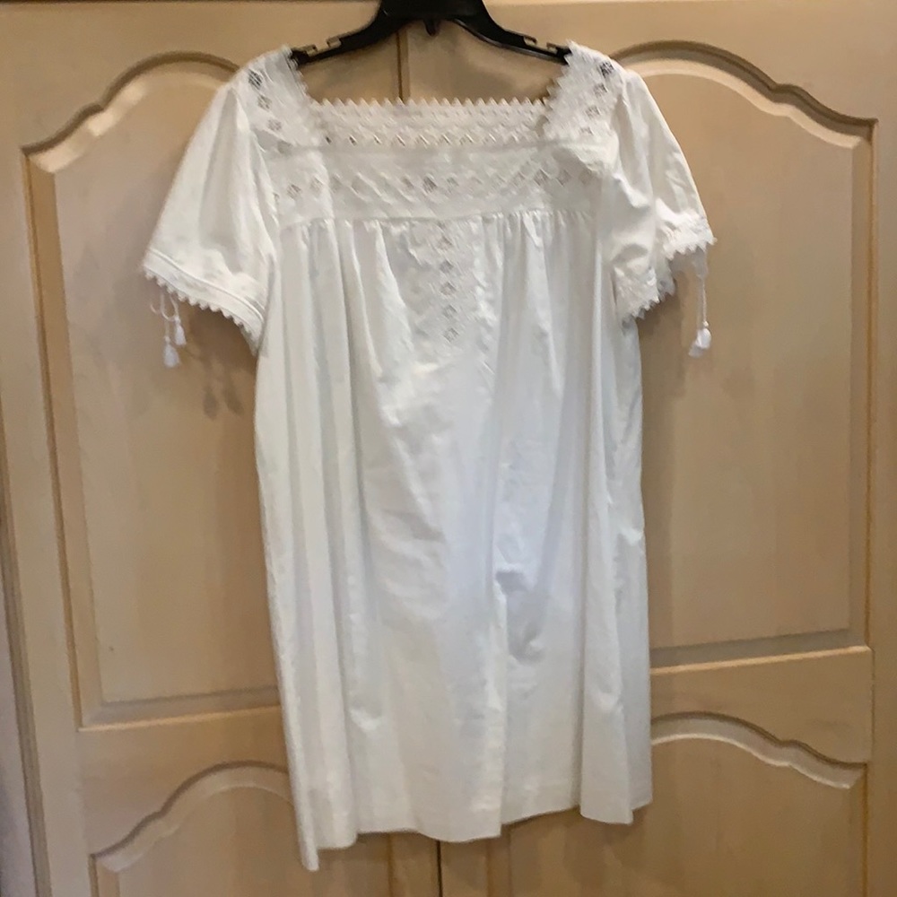 Madewell white cotton dress